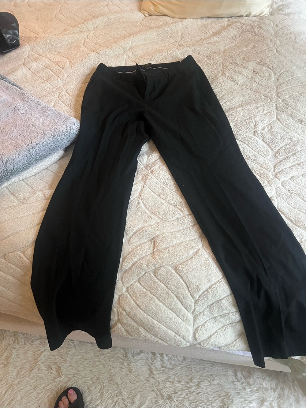 Banana Republic Black Wide-Leg Pants